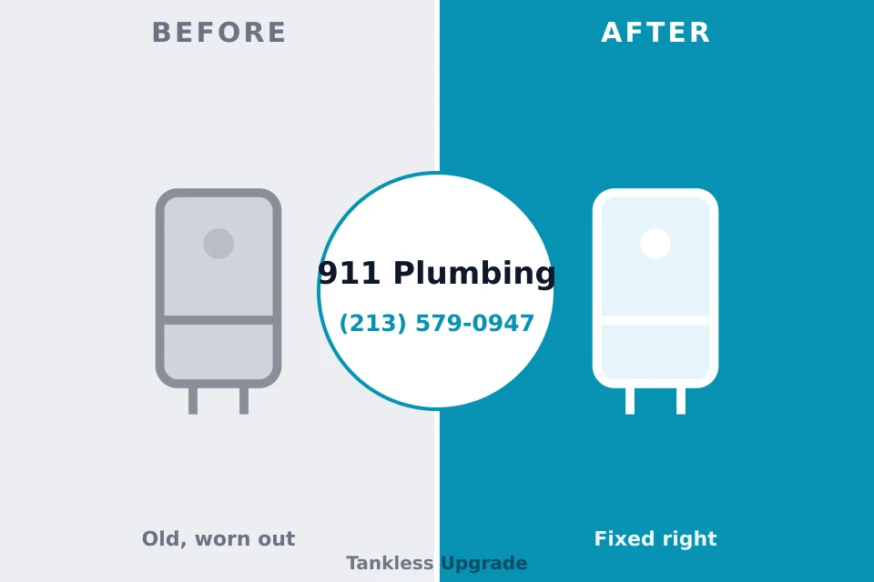 Before and after: plumbing repair Pageland, SC